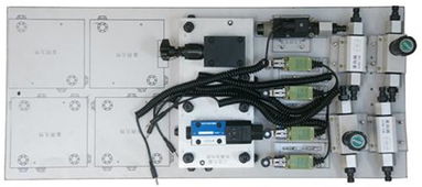 工业级液压气动元件三菱PLC可编程序控制器控制综合实验演示教学